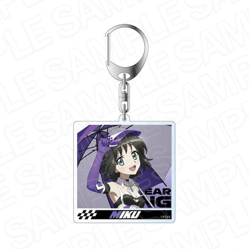 『戦姫絶唱シンフォギアXV』ホログラムアクリルキーホルダー 小日向 未来 SYMPHOGEAR RACING ver.